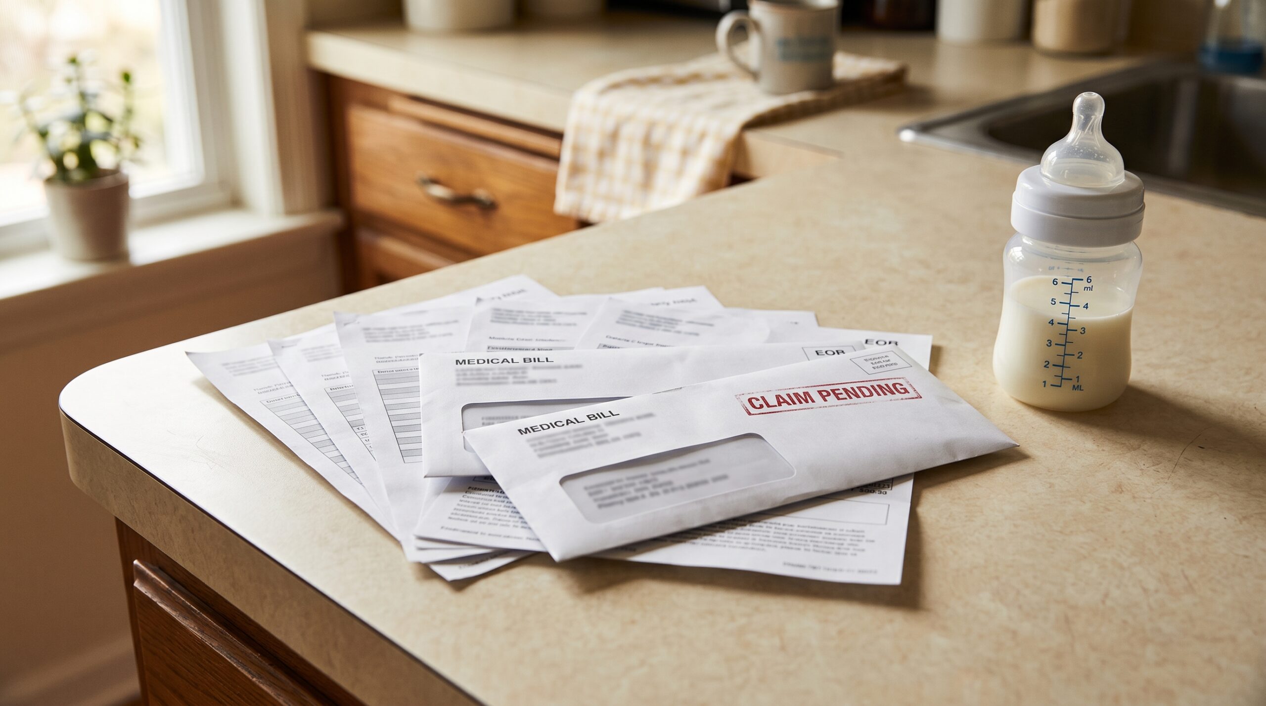 The mother's delivery bill is already covered under her existing plan. Every claim generated for the baby sits on a separate track until the enrollment posts.