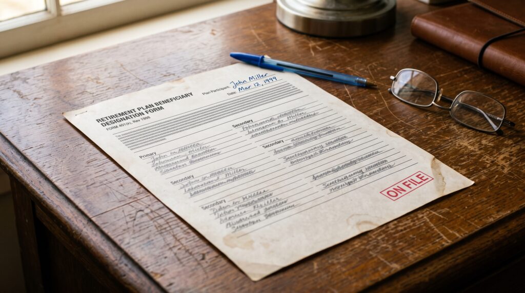 Your Divorce Decree Was Signed Tuesday. Your Ex-Spouse Is Still the Named Beneficiary on Your 401(k).
