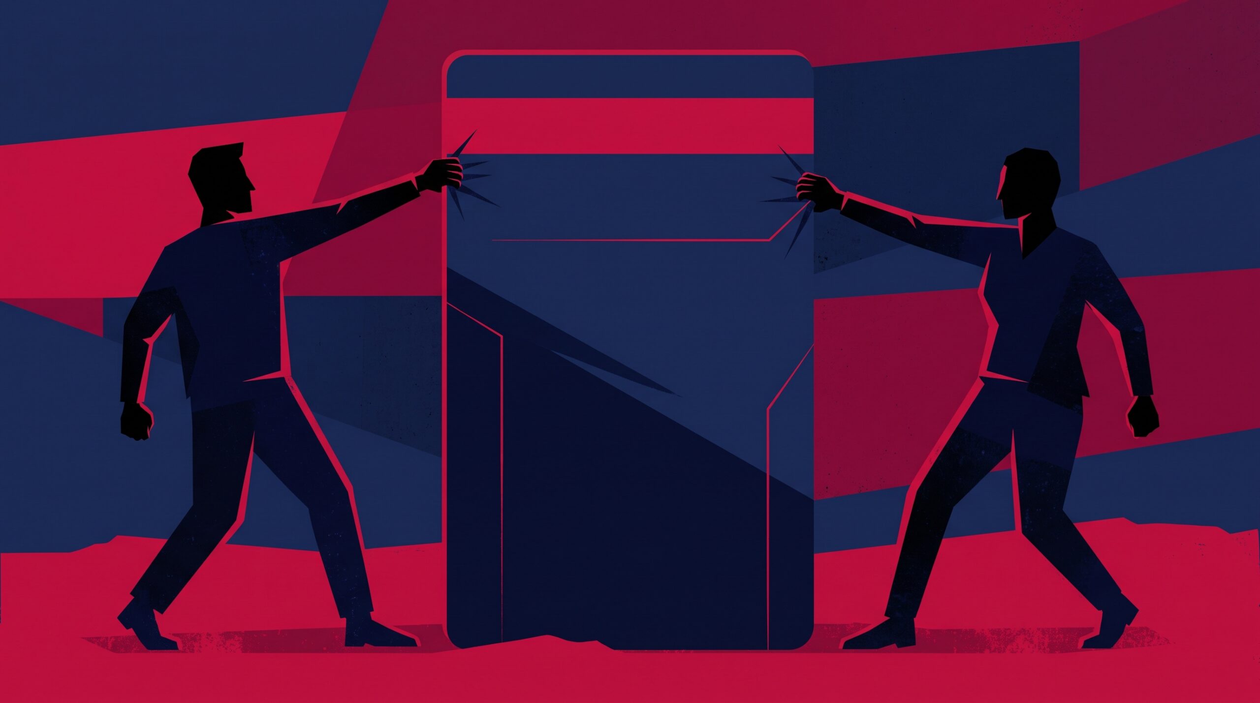 A decree can order one of you to pay a joint account. It can't make either of you let go of it.