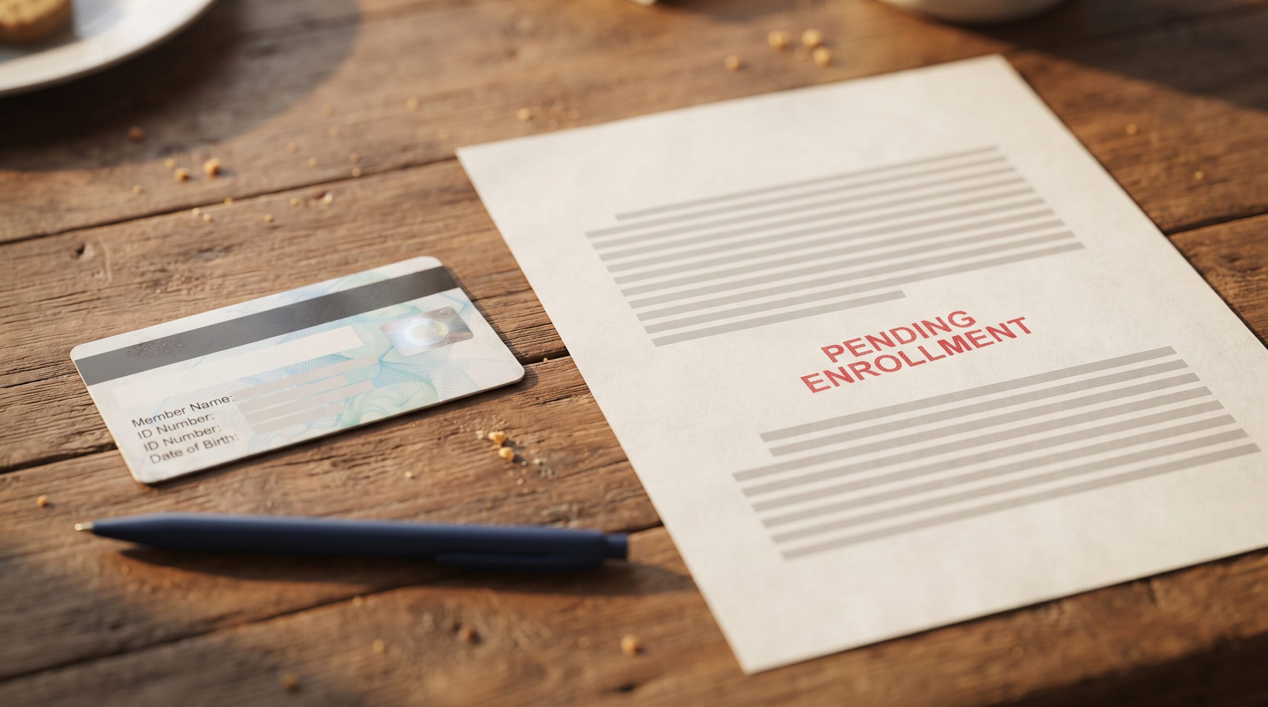 The card doesn't get issued until two federal clocks, one for the employer and one for the plan, both run out.