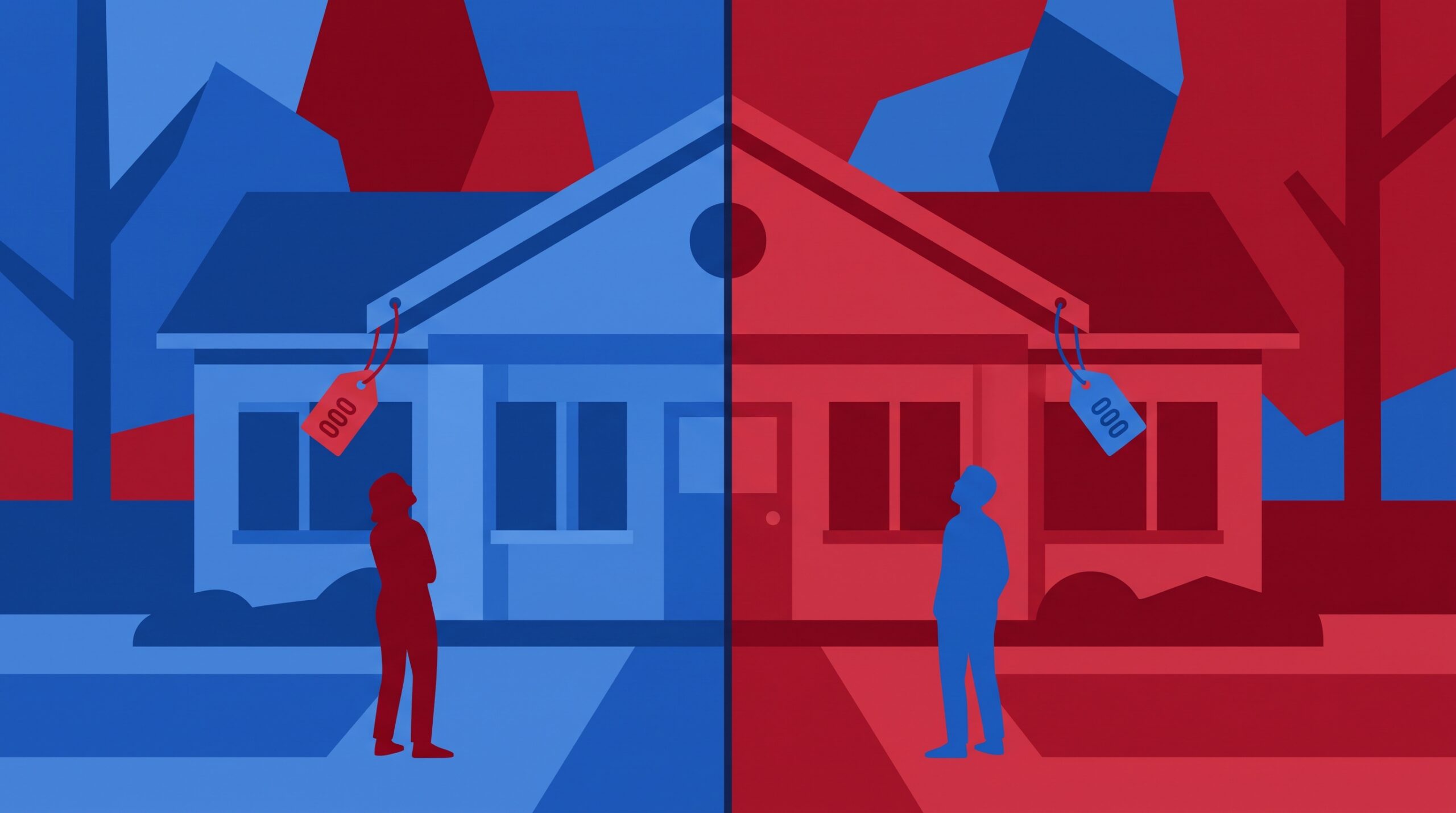 A divorce buyout splits the house into one name on title, but the lender still treats the payout to the other spouse as a refinance, not a sale.