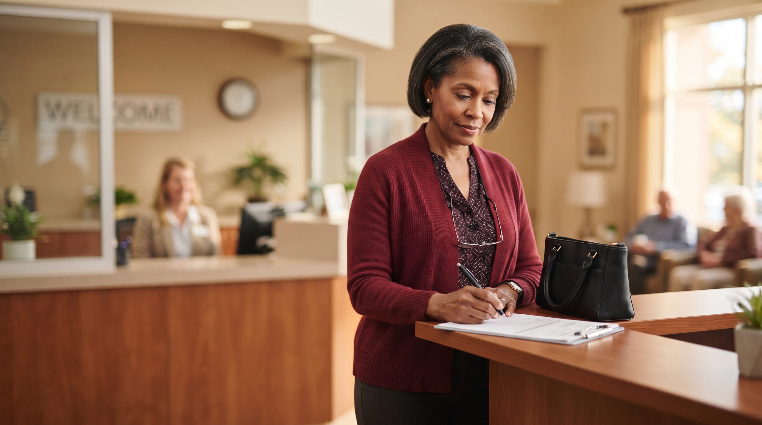 Federal law lets a facility ask a representative to pay from the resident's own funds. It cannot require that representative's personal guarantee.