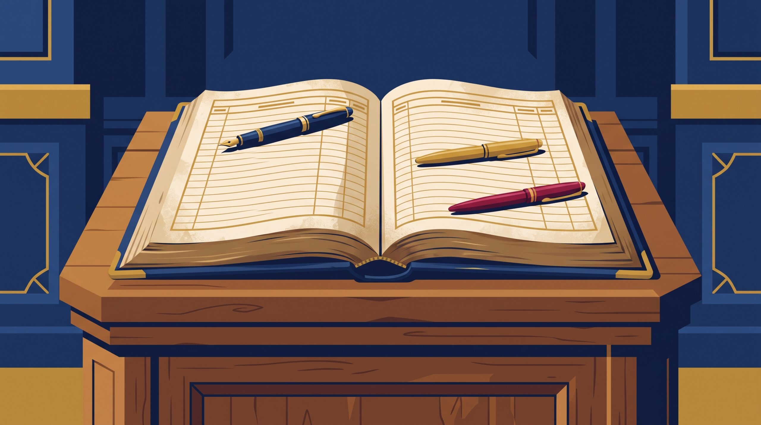 Three pens on three different lines of the same ledger is the image behind most sibling disputes over a parent's care, each person tracking something different.
