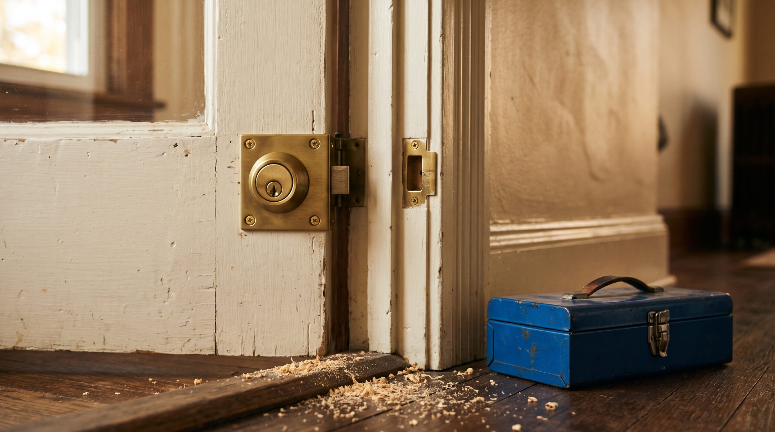 Changing the locks is a practical step, not a legal one. The order itself is what makes staying away enforceable.